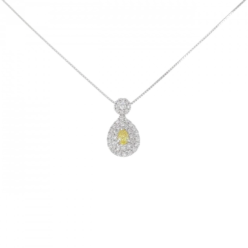 Dây chuyền kim cương PT 0.130CT FVY I1 cắt hình đặc biệt - Hàng hiệu Authentic 874065