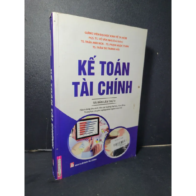 [Sách Cũ SCGR] Kế toán tài chính mới 80% bẩn bìa, ố 2018 Giảng viên Đại học Kinh tế TP.HCM HCM2205 GIÁO TRÌNH, CHUYÊN MÔN 682179