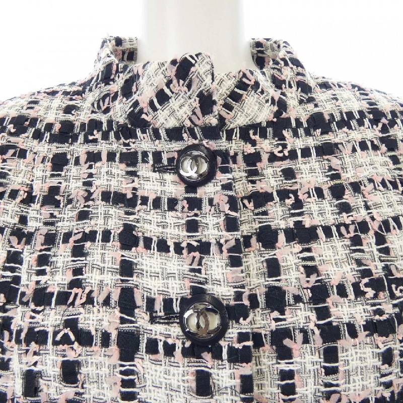 Jacket không cổ CHANEL P63285V48680 20P 630019