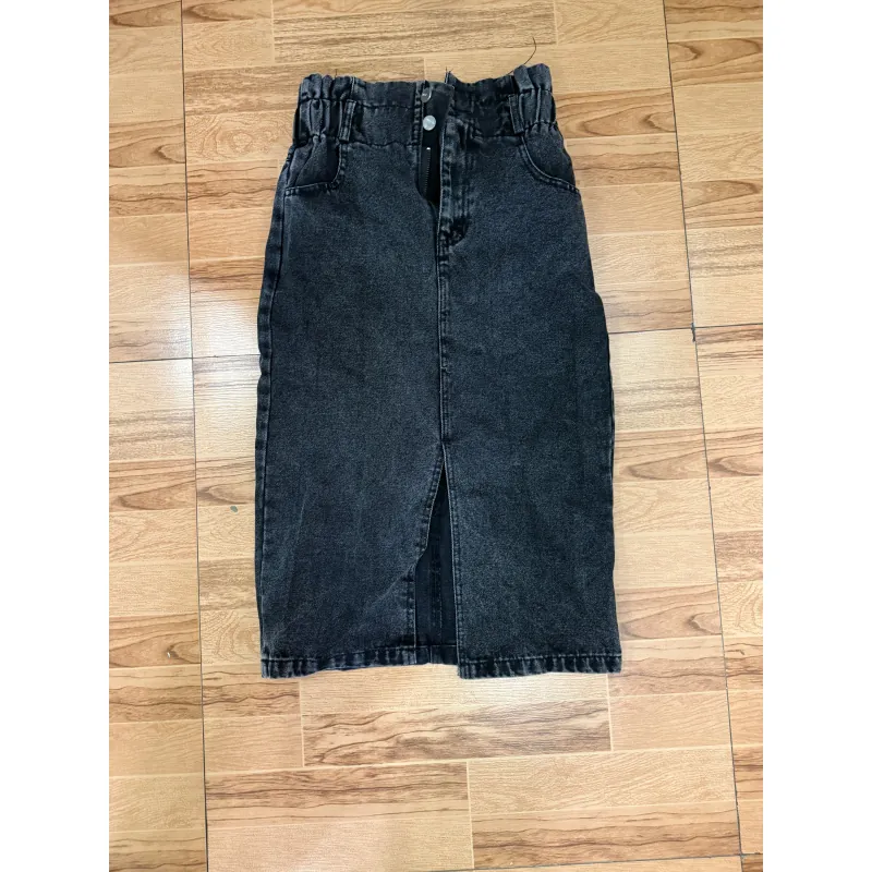 Chân váy jean đen 936928