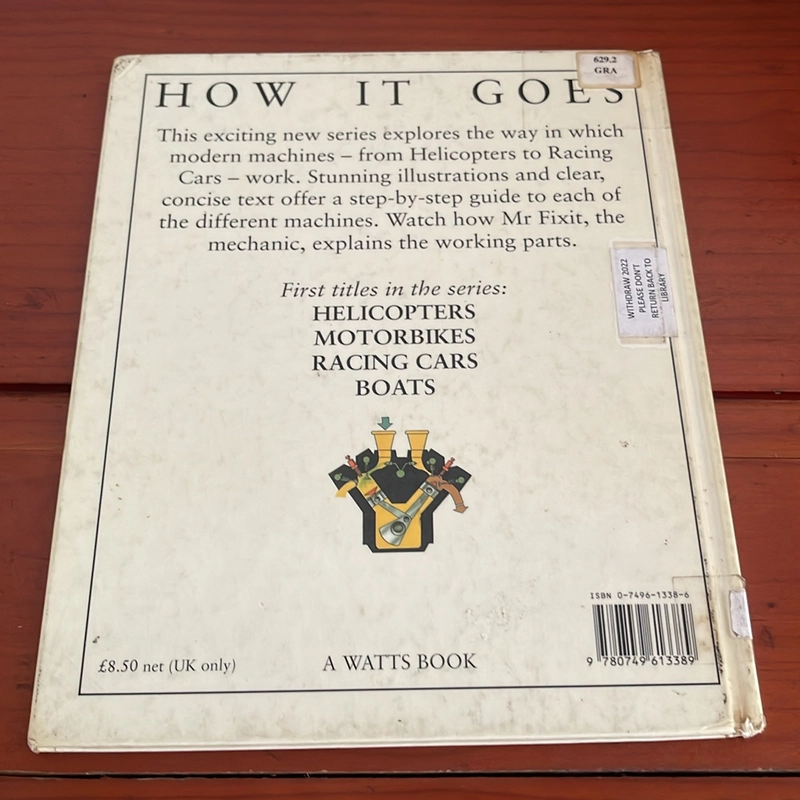 PICTURE BOOK How it goes racing cars 534293