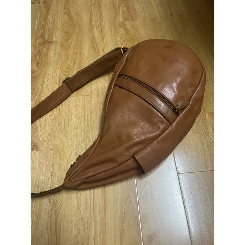 Túi nam 22*43*12 da thật đeo chéo 2hand 1006655