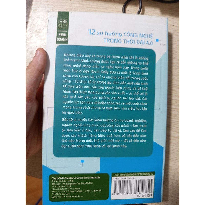 12 Xu hướng Công nghệ trong thời đại 4.0 - Kevin Kelly (462 trang) - NYT Best Seller 470488