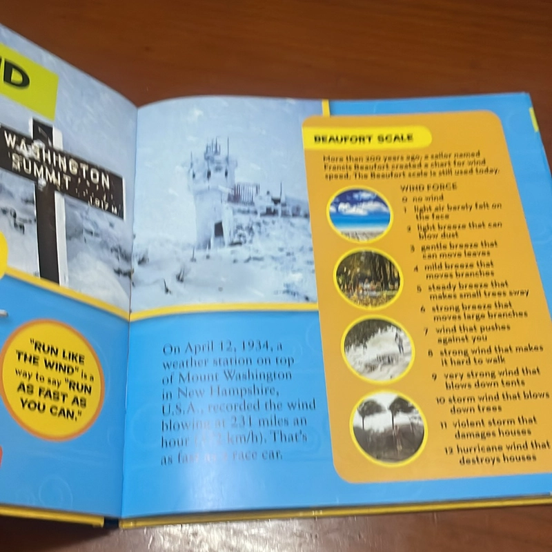 PICTURE BOOK Little kids first big book of weather National geographic kids 534132