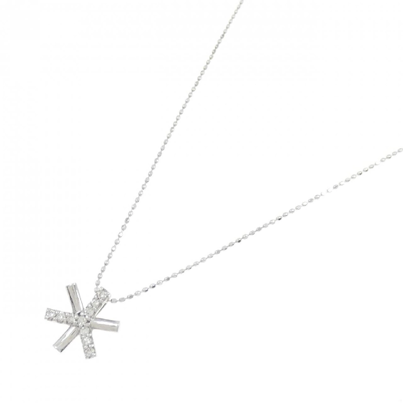 K18WG Dây chuyền kim cương 0.10CT - Hàng hiệu Chính hãng 864283