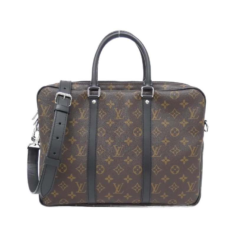 Túi Louis Vuitton Monogram Macassar Porte Document Voyage PM M52005 614565