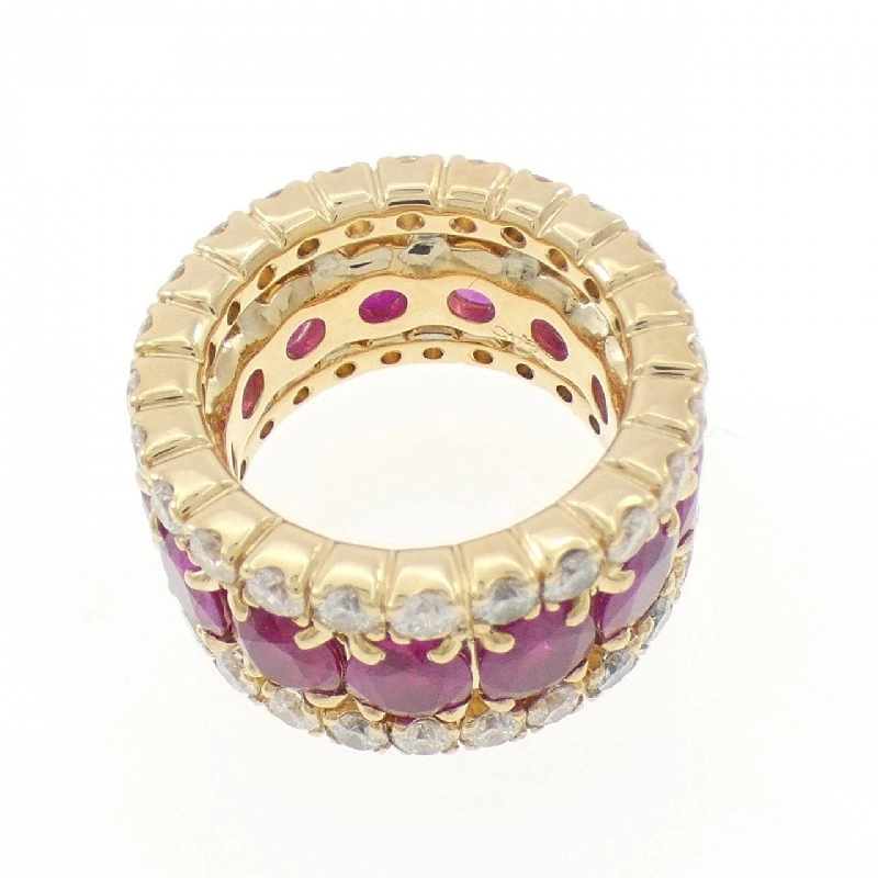Nhẫn Ruby K18YG 7.617CT - Hàng hiệu Chính hãng 851871