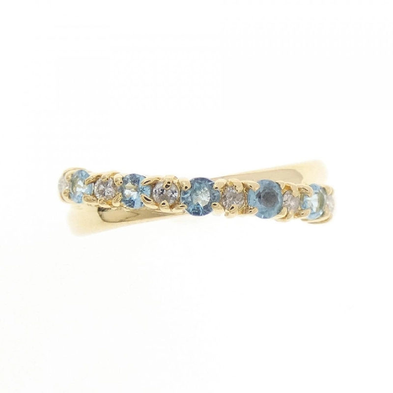 Nhẫn Blue Topaz K18YG - Hàng hiệu Chính hãng 849574