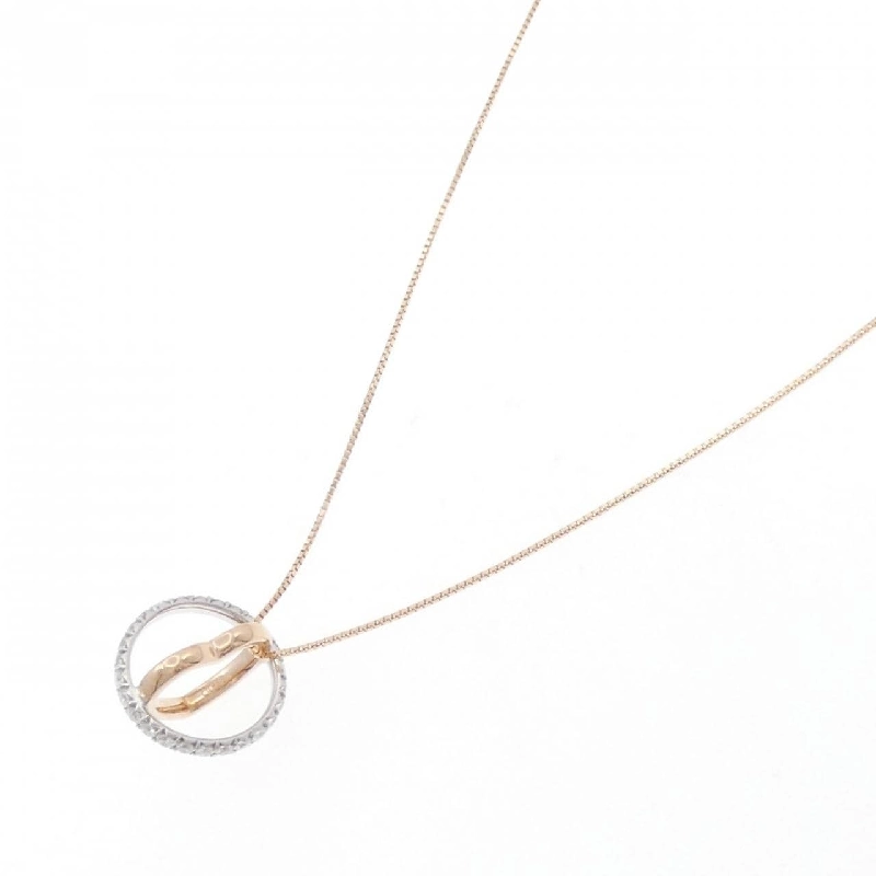 K18PG/K18WG Dây chuyền trái tim kim cương 0.56CT - Hàng hiệu Chính hãng 859642