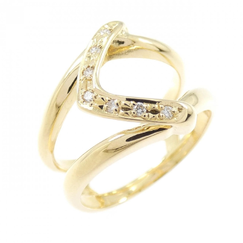 Nhẫn kim cương K18YG 0.07CT - Hàng hiệu Authentic 847913