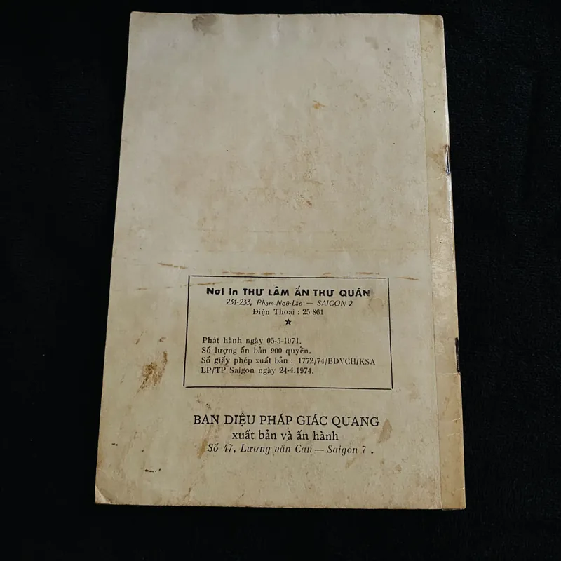 Vi diệu pháp Abhidhamma (năm 1974)  731766