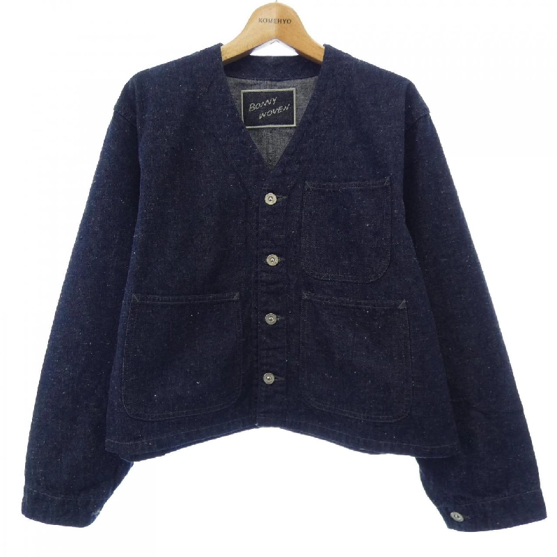 【Mã giảm giá】Áo khoác denim BONNYWOMEN 635313