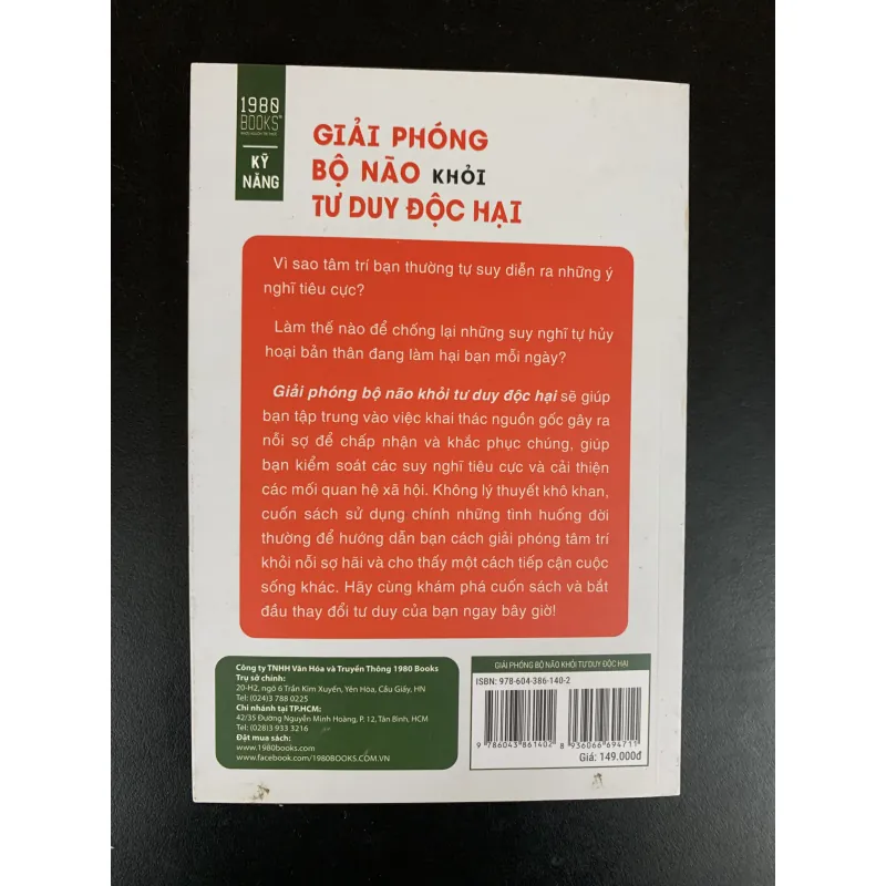 (Sách cũ) Giải phóng bộ não khỏi tư duy độc hại - Steven Schuster 933708