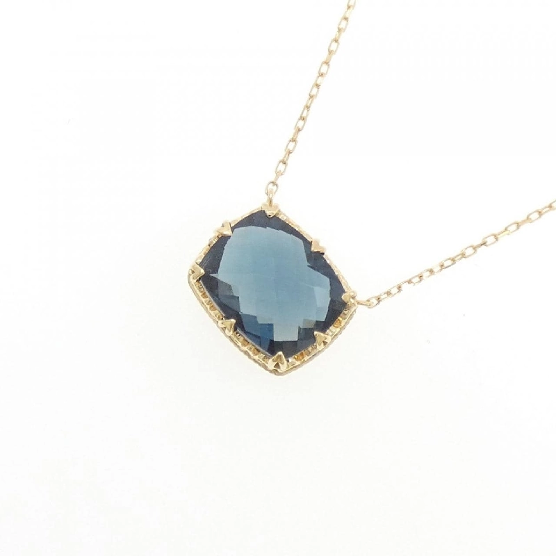 K18YG Ngọc xanh dương Dây chuyền 4.00CT - Hàng hiệu Chính hãng 858410