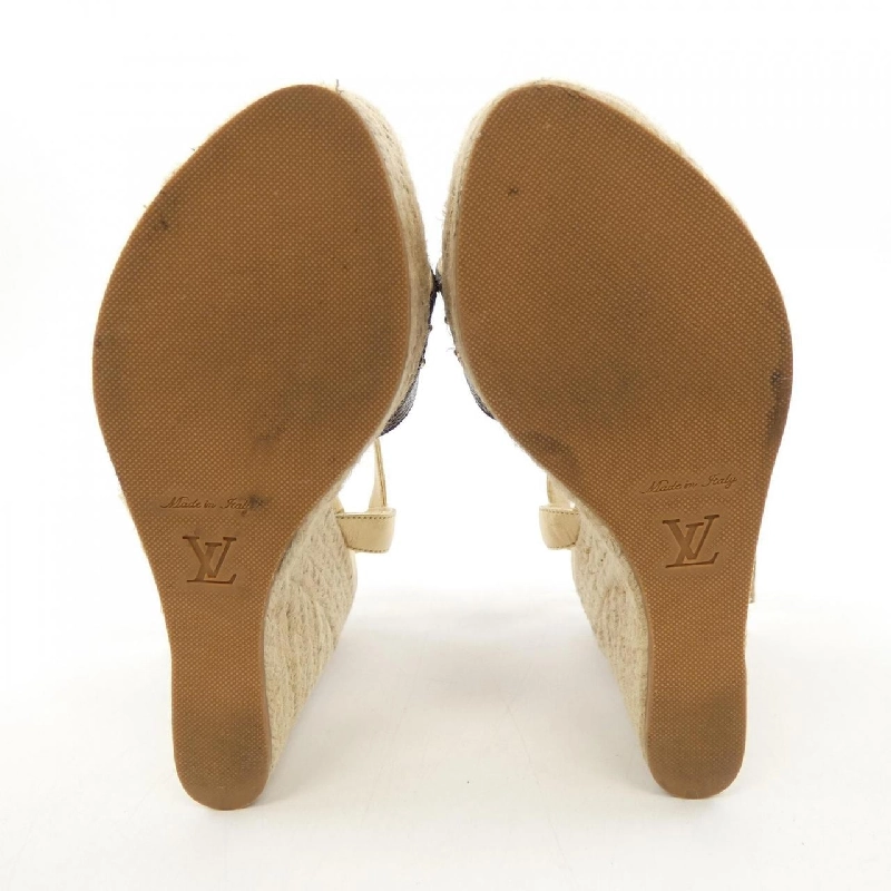 Giày sandal LOUIS VUITTON Monogram Canvas Espadrille - Hàng hiệu Chính hãng 828363