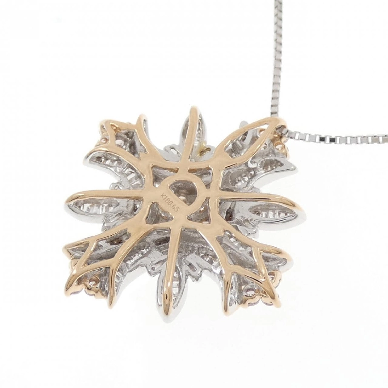 K18WG/K18PG Dây chuyền kim cương 0.65CT - Hàng hiệu Chính hãng 860578