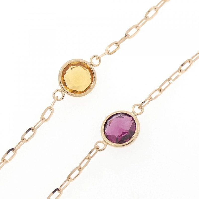 K18PG Đá màu Dây chuyền - Hàng hiệu Chính hãng 855877