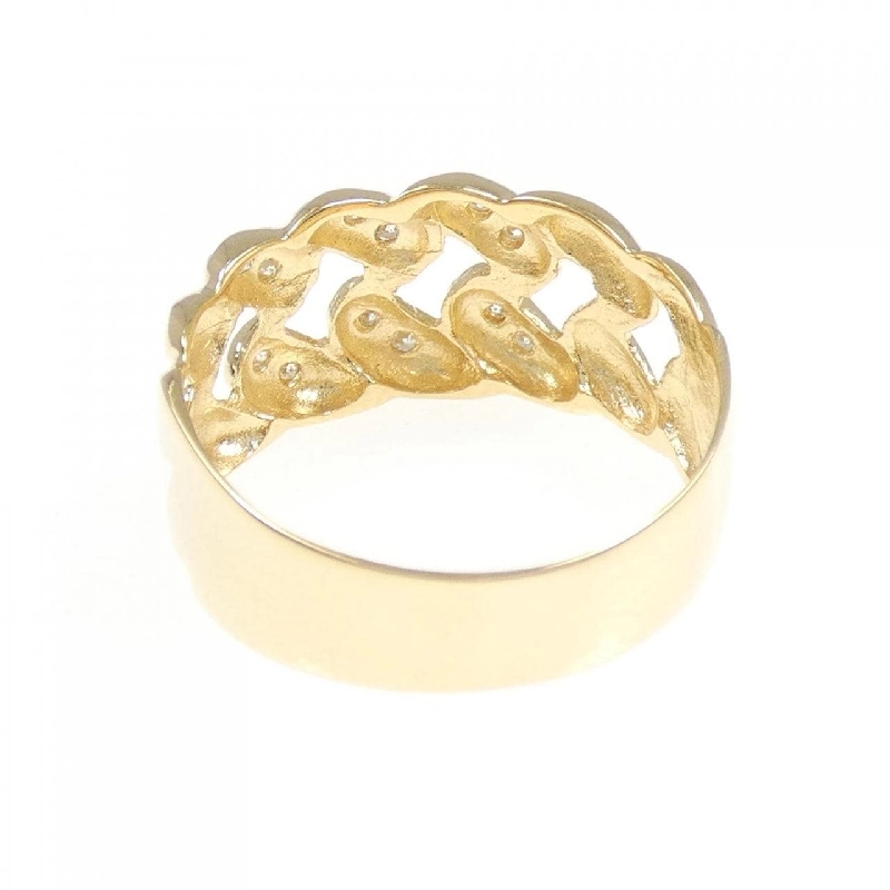 Nhẫn kim cương K18YG 0.085CT - Hàng hiệu Authentic 850290