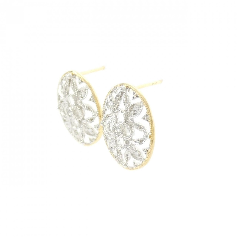 K18WG/K18YG Bông tai kim cương 0.08CT - Hàng hiệu Chính hãng 867918