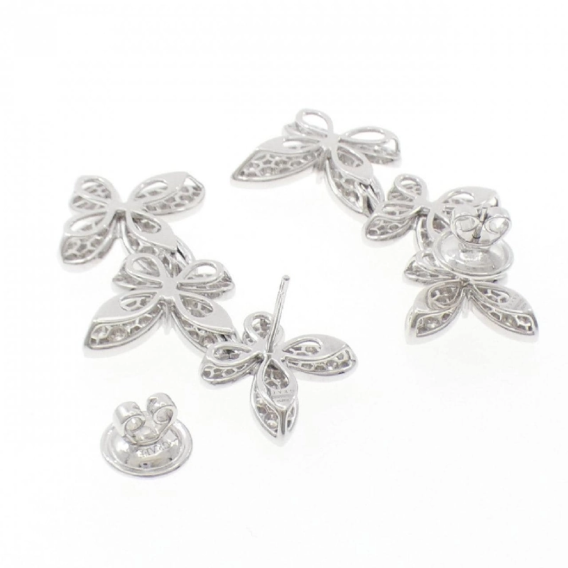 Bông tai hình bướm ba lớp Pave - Hàng hiệu Authentic 843570