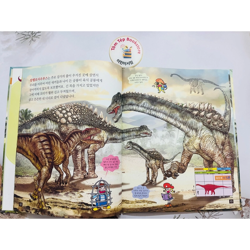 Set sách về Khủng long- tiếng Hàn 496918