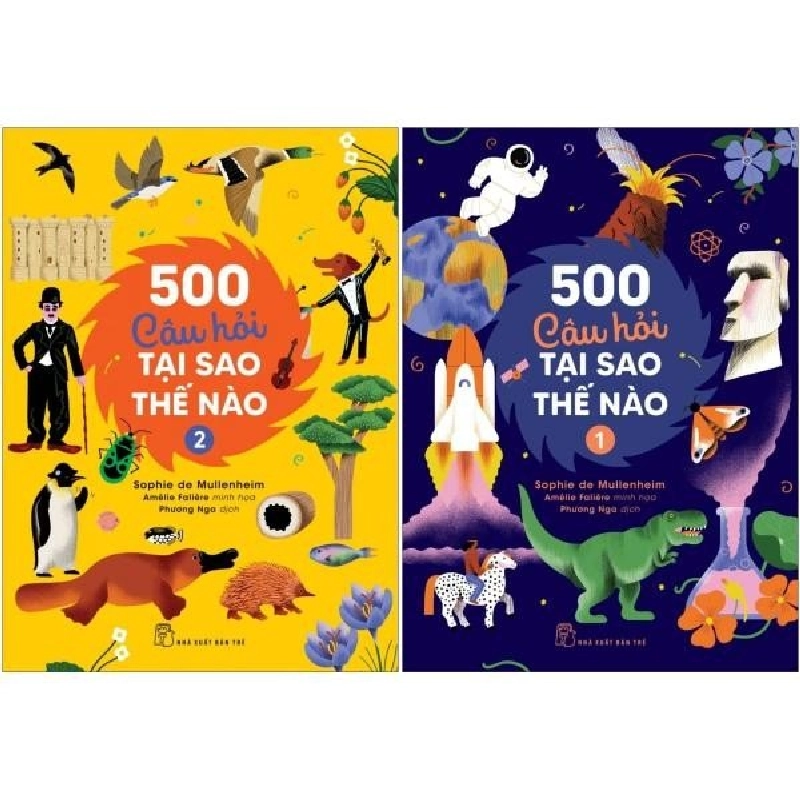 Sách - Combo Sách 500 Câu Hỏi Tại Sao-Thế Nào - Tập 1 + Tập 2 (Bộ 2 Tập) HCM.PO 349000