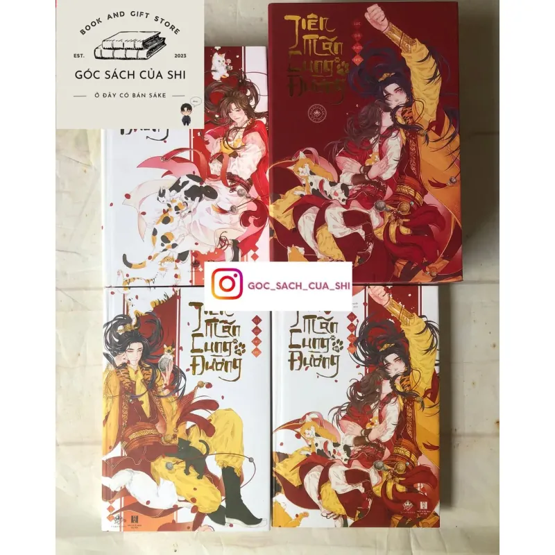 Trọn bộ 3 tập Tiên Mãn Cung Đường (bìa cứng, có boxset) - Lục Dã Thiên Hạc 736401