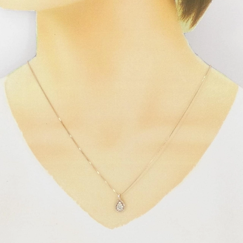 K18PG Dây chuyền kim cương 0.30CT - Hàng hiệu Chính hãng 866989