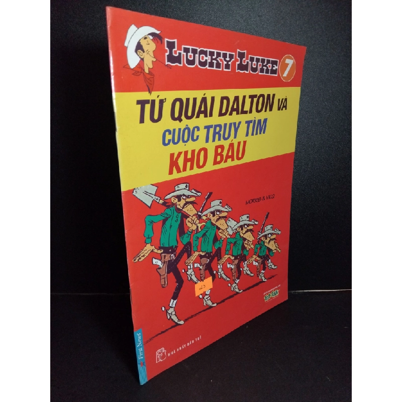 Tứ quái Dalton và cuộc truy tìm kho báu mới 90% bẩn HCM1001 Lucky Lucke 7 TRUYỆN TRANH 380928