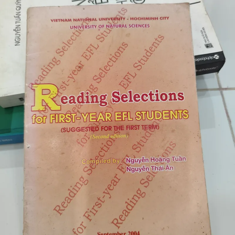 Reading Selections for FIRST-YEAR EFL STUDENTS 574257