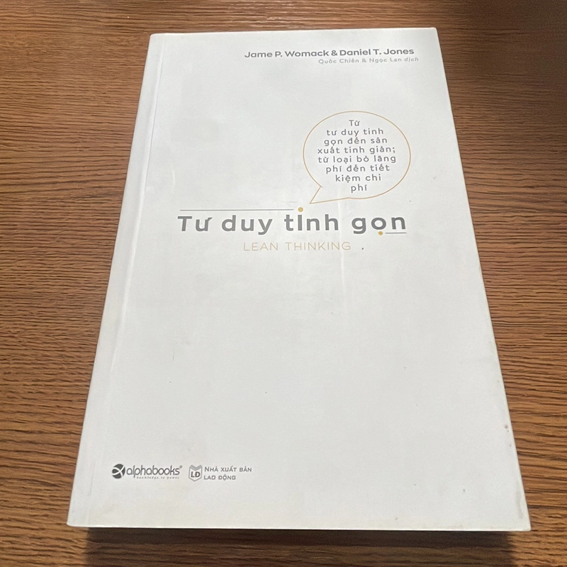 Tư duy tinh gọn Jame P. Womack và Daniel R. Jones 356729