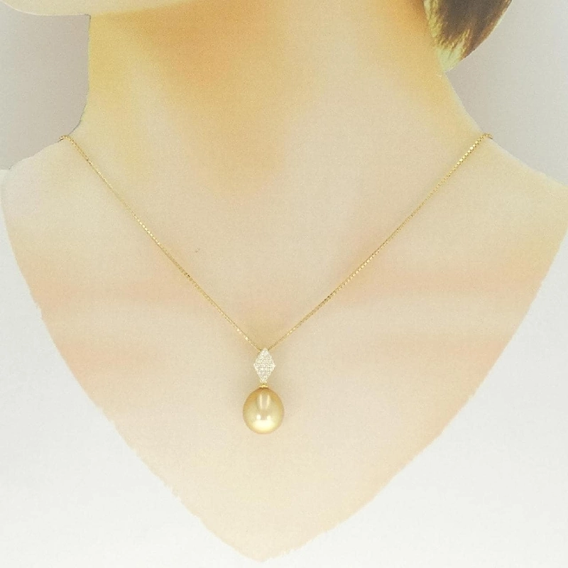 K18YG Ngọc trai trắng 11.8mm - Hàng hiệu Chính hãng 855734