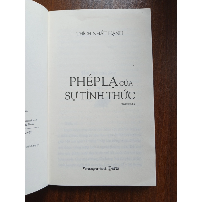 Phép Lạ Của Sự Tỉnh Thức - Thích Nhất Hạnh 539970