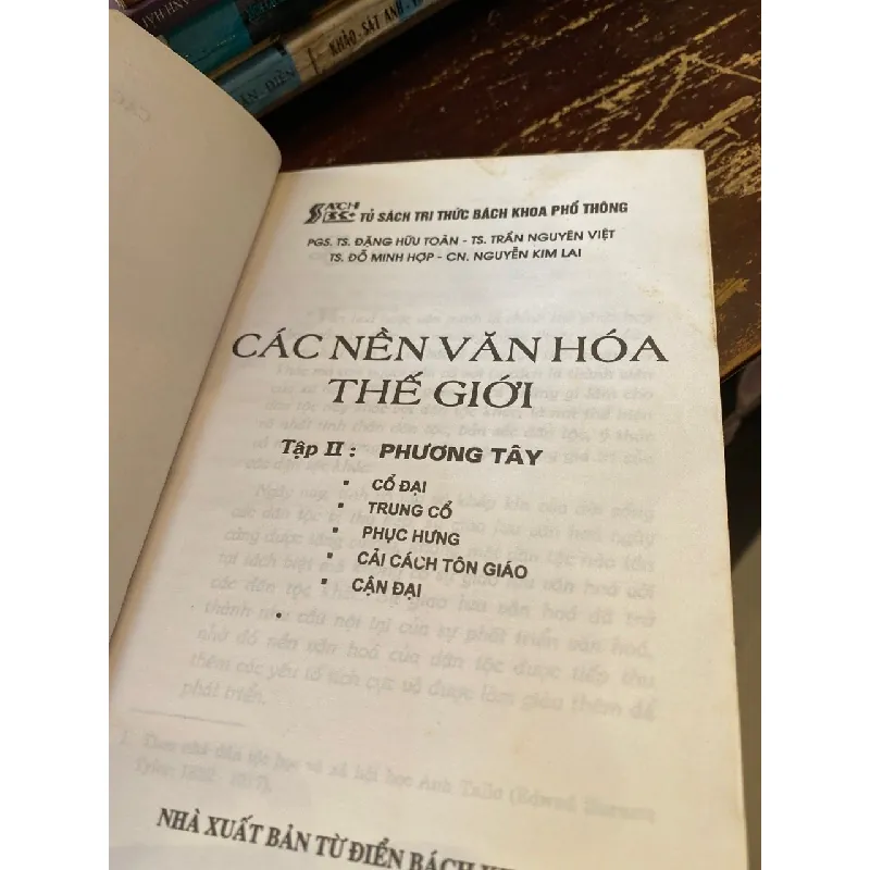 Các nền văn hoá thế giới, bộ 2 tập - Đặng Hữu Toàn chủ biên 596456