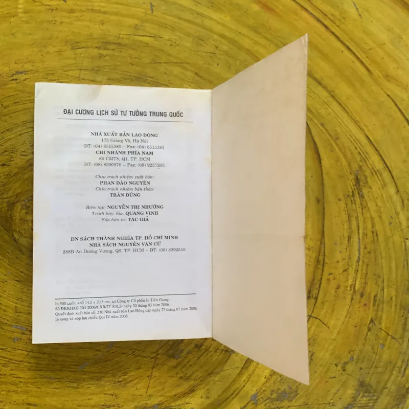 ĐẠI CƯƠNG LỊCH SỬ TƯ TƯỞNG TRUNG QUỐC- GS.TS. LÊ VĂN QUÁN  1031348