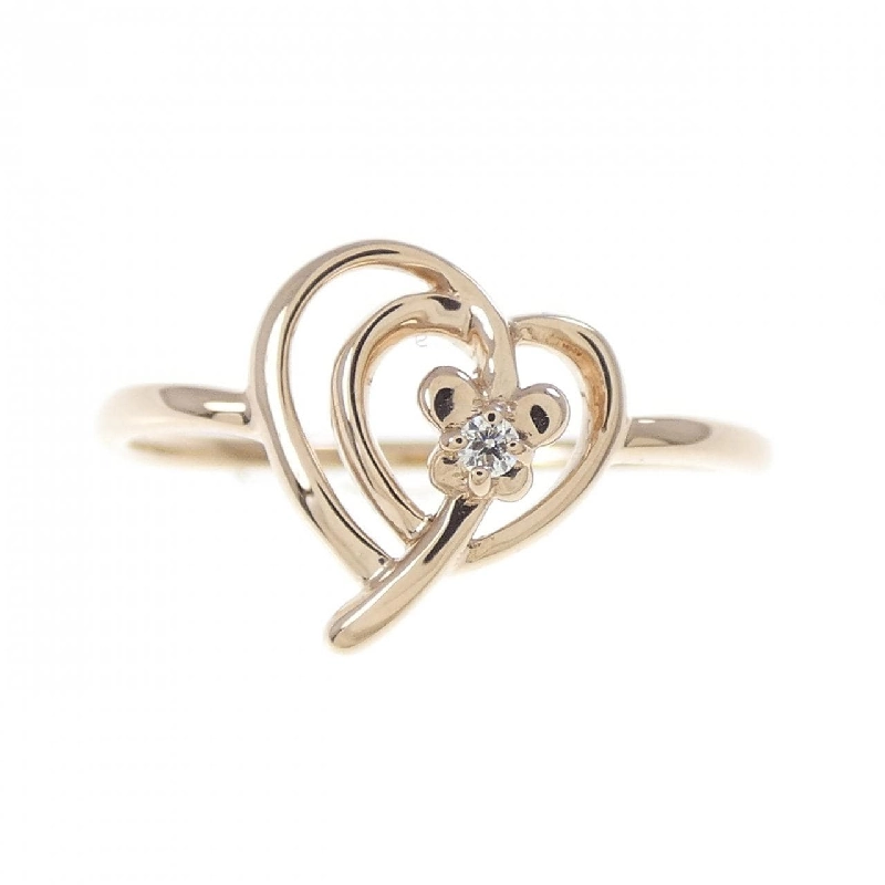 Nhẫn kim cương hình trái tim K18PG 0.01CT - Hàng hiệu chính hãng 852555