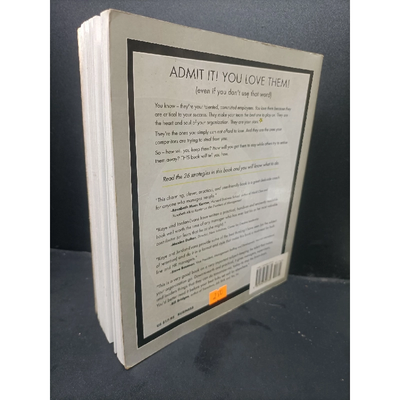 Love'em or lose'em gettinh good people to stay Beverly Kaye and Sharon Jordan-Evans mới 80% ố nhẹ HCM0806 kỹ năng 914665