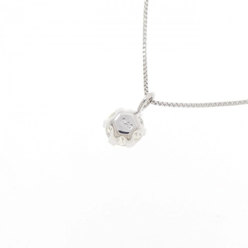 K18WG Solitaire Dây chuyền kim cương 0.20CT - Hàng hiệu Chính hãng 856839