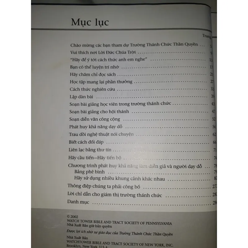 Được lợi ích nhờ sự giáo dục của trường Thánh Chức Thần Quyền 688397