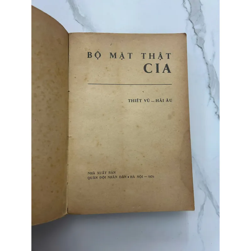 Bộ Mặt Thật CIA – Tác giả: Thiết Vũ – Hải Âu 958165