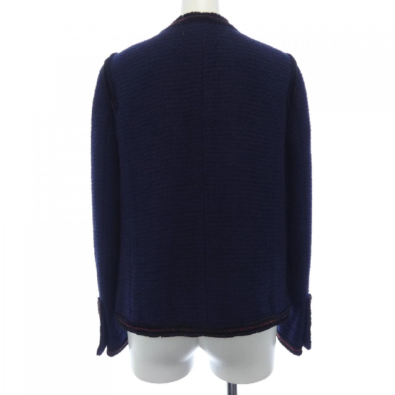 Jacket không cổ CHANEL P36021V24261 09A 627808