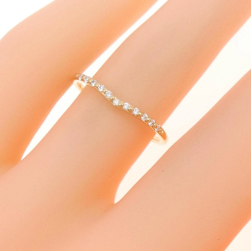 Nhẫn kim cương K18YG 673598