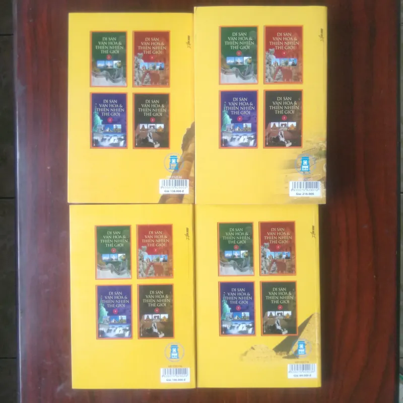 [Sách] Di Sản Văn Hóa Và Thiên Nhiên Thế Giới (Trọn Bộ 4/4 Tập) 800644