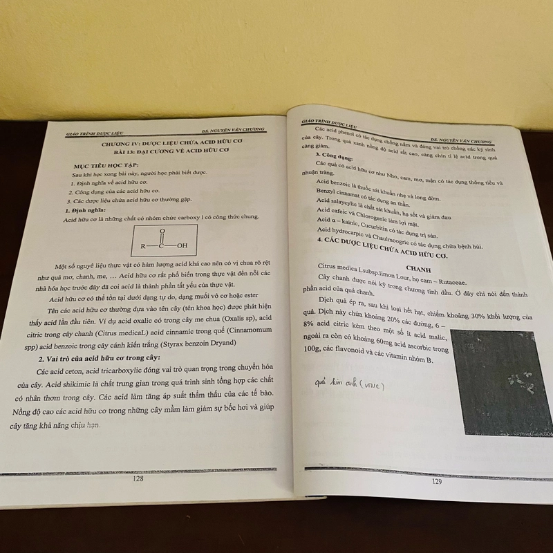 Giáo trình Dược liệu (photo, lưu hành nội bộ)  536781