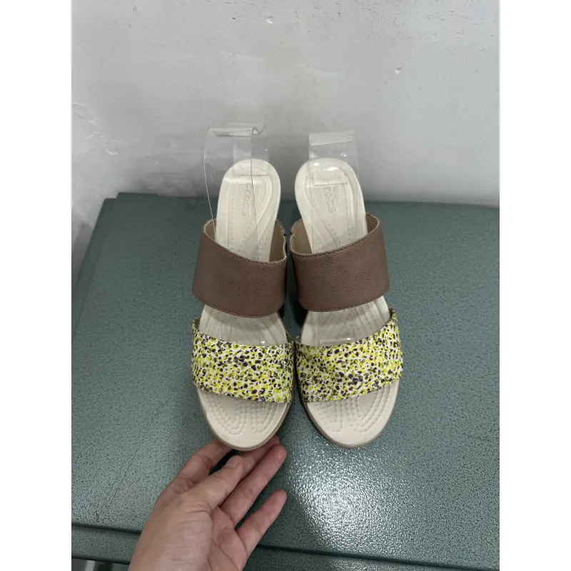 Dép đế xuồng crocs 2hand size w7-37 độ mới cao hình chụp thật 1001633