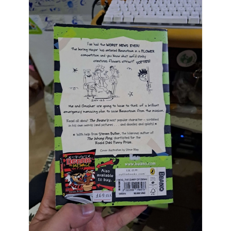 The diary of Dennis the Menace: Beanotown Battle mới 80% ố ENGLISH BOOKS HCM1809 924946