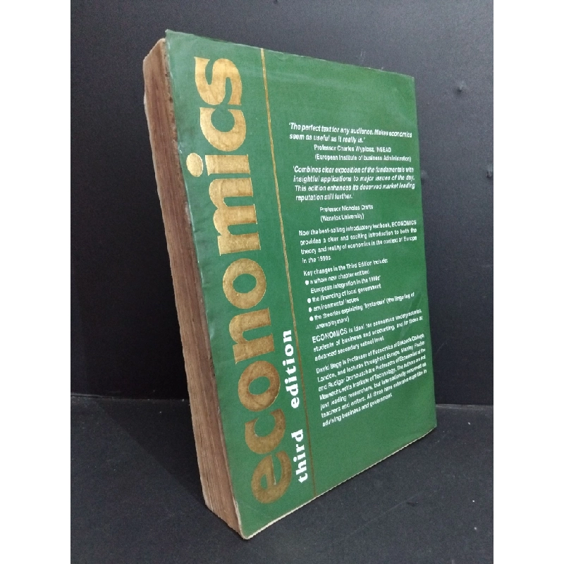 Economics third edition kinh tế học 2 mới 50% ố nhiều nhăn trang tróc bìa 1995 HCM0612 Begg Fischer Dornbusch GIÁO TRÌNH, CHUYÊN MÔN 355736