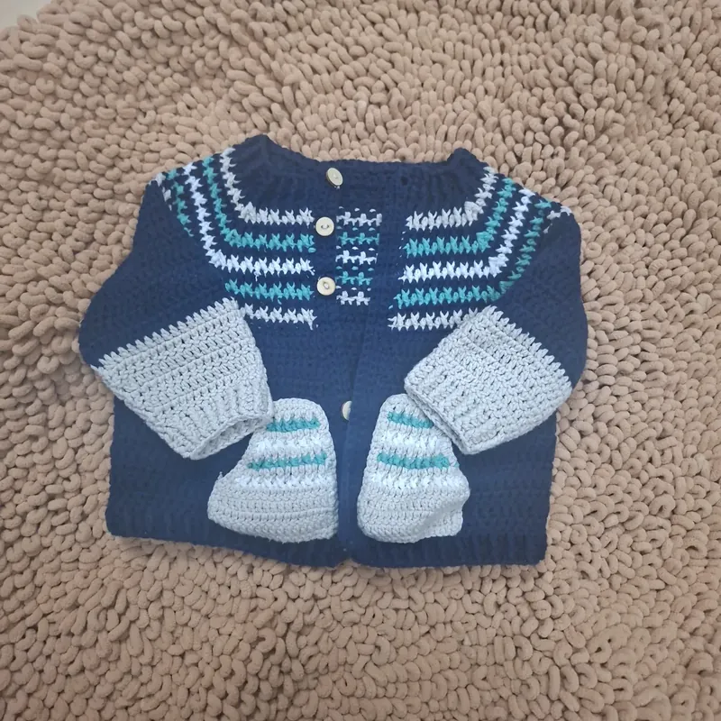 Áo khoác len bé gái 703701