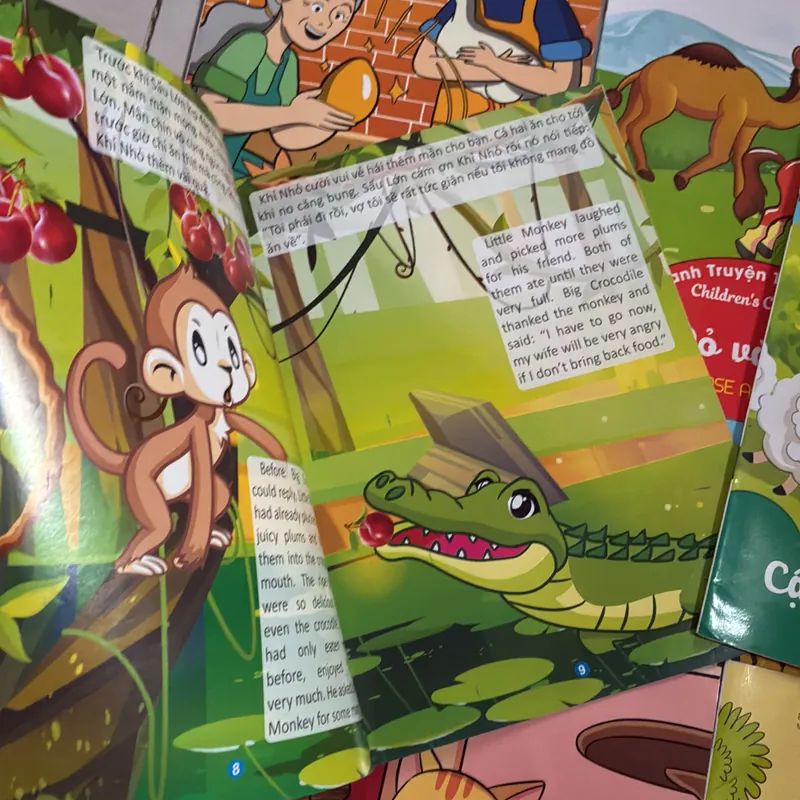 Tranh truyện thiếu nhi Song ngữ Anh Việt (13 cuốn) 702603