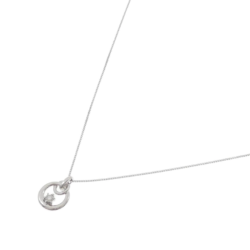 K18WG Dây chuyền kim cương 0.10CT - Hàng hiệu Chính hãng 859868